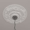 Ekena Millwork Rose Ceiling Medallion (Fits Canopies up to 7 1/4"), 18"OD x 3 1/2"ID x 1 1/2"P, Primed White CM18RO - alternate 9